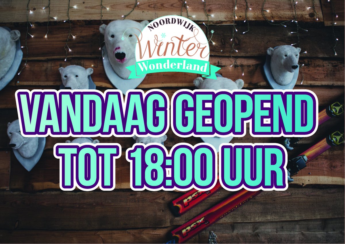 Wij zijn vandaag tot 18:00 uur geopend. Voor een heerlijk diner verwijzen we je graag naar <a href="/VesperHotel/">Vesper Hotel</a> Dinsdag zijn wij vanaf 15:00 uur geopend ❄