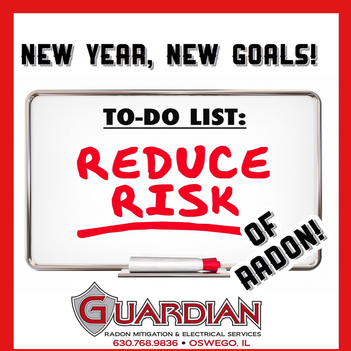 GuardianRadon's tweet photo. New year, new goals!
#wefixradon #radonmitigation #RadonAwareness https://t.co/hbrkCPhuNs