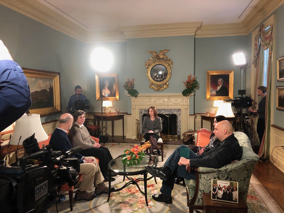 Make sure you don’t miss PCN’s interview with Gov. Tom Wolf, First Lady Frances Wolf, Lt. Gov. @JohnFetterman, and @giselefetterman. Airing tomorrow at 9:00am!