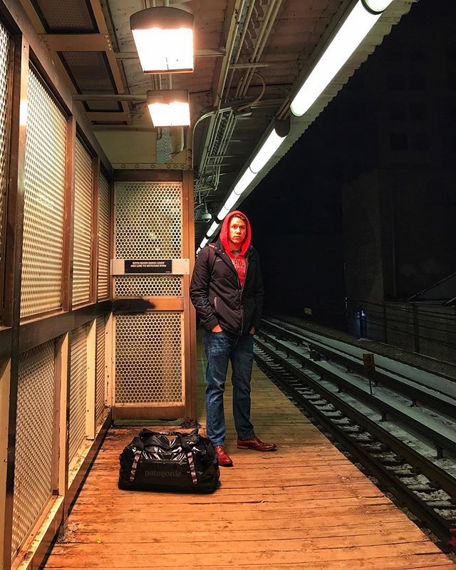 So far smacking 2019, on the move to Salt Lake City to check out a great new startup in sustainability. My invincible <a href="/patagonia/">Patagonia</a> bags in hand and pillow creases on my face. 
#patagonia #chicago #sustainability #menswear