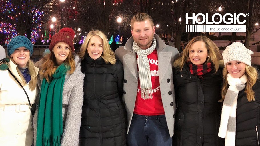 Hologic's tweet photo. My travel schedule can be busy between meeting with our strategic alliance partners and attending trade shows. I’m not sure I could do this job if I wasn’t spending time with my team. They constantly motivate and inspire me. #WhyHologic https://t.co/qQewLJHQnF