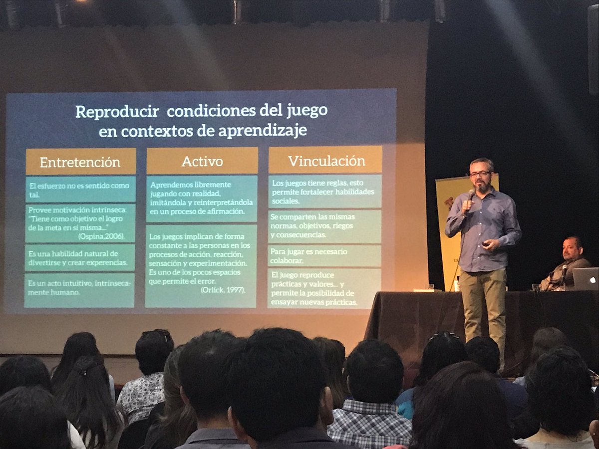 UncoEnglish's tweet photo. Observatorio del Juego: Juegos e Innovación Pedagógica ahora en el Seminario de Gamificación en Educacion @santacruzdeunco @Unco_sociales @DeptoDICE https://t.co/sCvZ0moh49