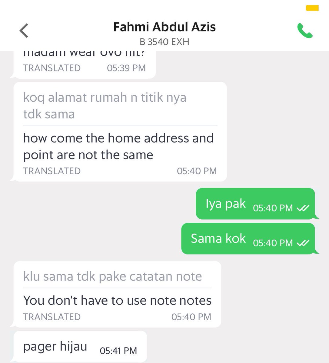 vithatyamoniqa's tweet photo. @GrabID Mau info kalau ada driver tidak sopan seperti di bawah ini. Mungkin bisa ditindak. Mau lgsg lapor tp sll kelupaan. Mudah2an masih bs diproses demi kebaikan bersama. Trimakasih.

Dikasih patokan biar gak nanya lg malah sewot 😅 https://t.co/tb7LM2D7Go