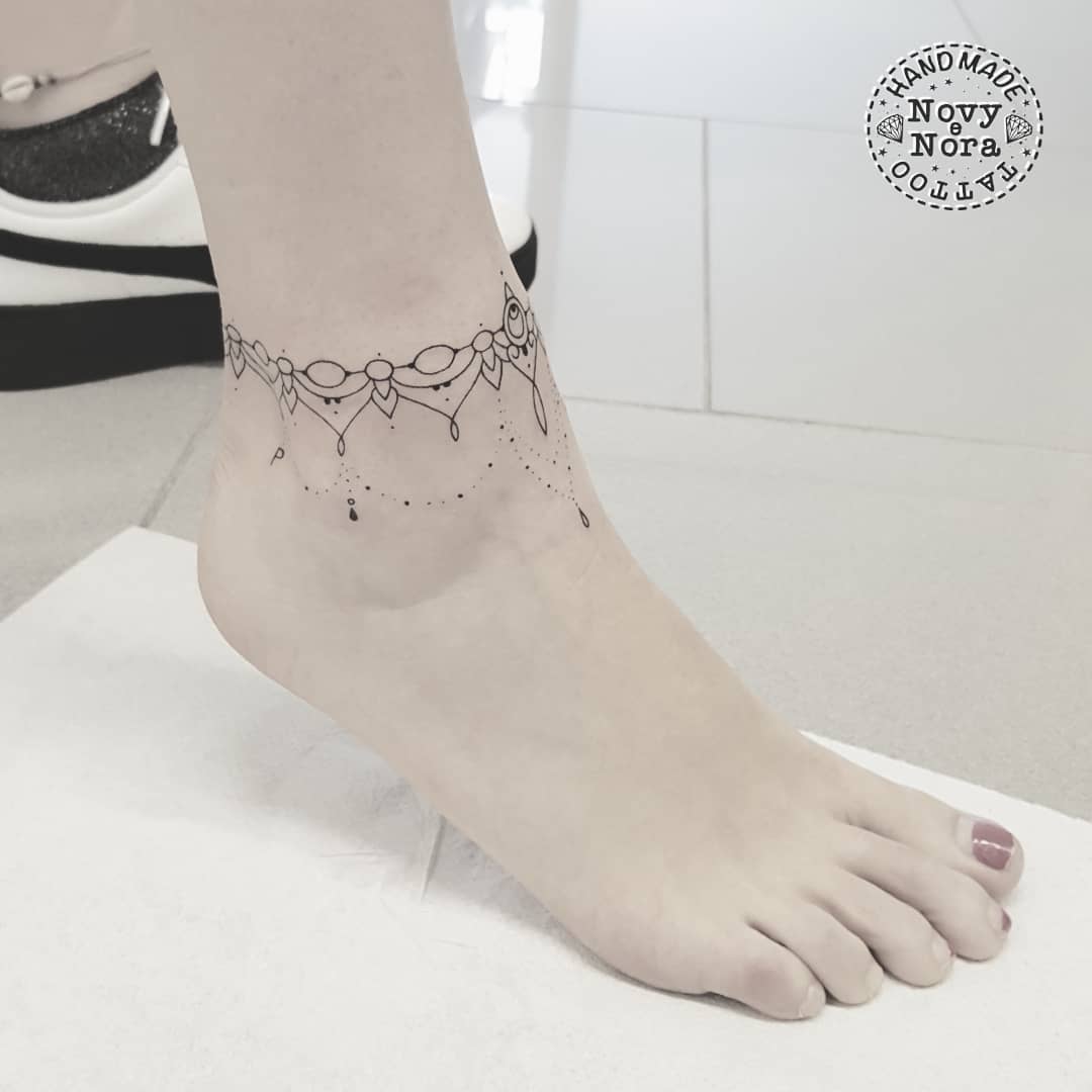Top more than 75 mandala ankle tattoo designs