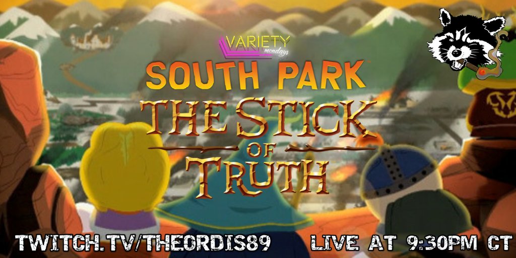 ordisgaming's tweet photo. 🦝Going down to #SouthPark

🎥Live at 9:30PM CT at https://t.co/5tLGumKu2z

🏙️@TheRaccoonNati1 its time for more Grand Wizard Cartman!

🏙️!SFX !CAM in chat! Interact with the stream! 100 Bit Scare Alert!

#hellzarmy #lurkforce @positivity_team #westreamers #twitchkittens #twitch https://t.co/6cqvROYvTh