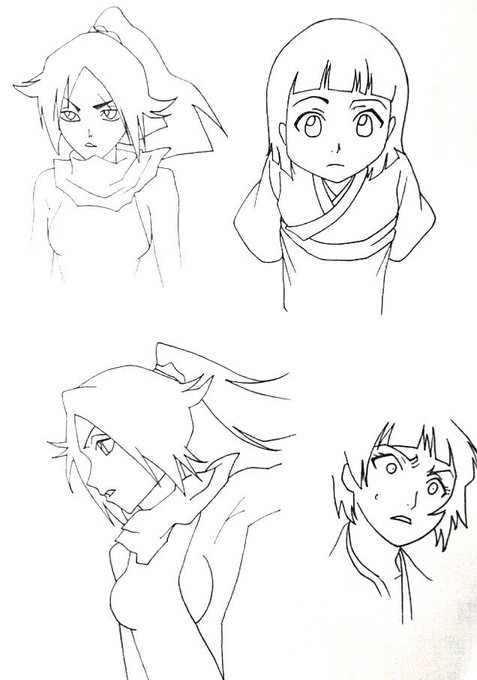 BLEACHの模写練習です～ 