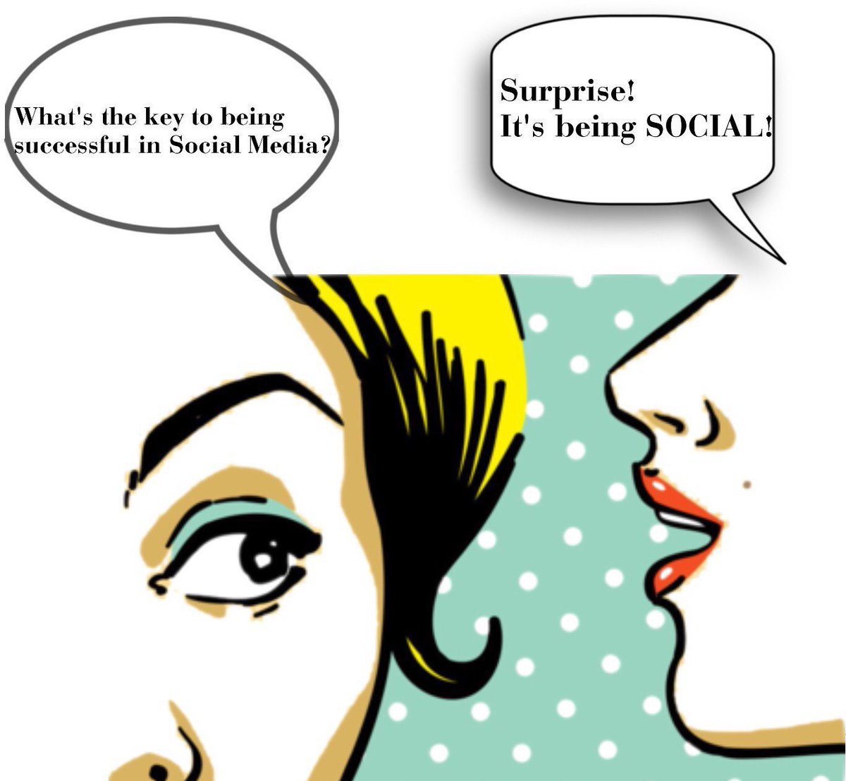 What is the key to success in #socialmedia? Surprise,surprise - it’s being SOCIAL! #digitalmarketing #socialmarketing #WeDoThis