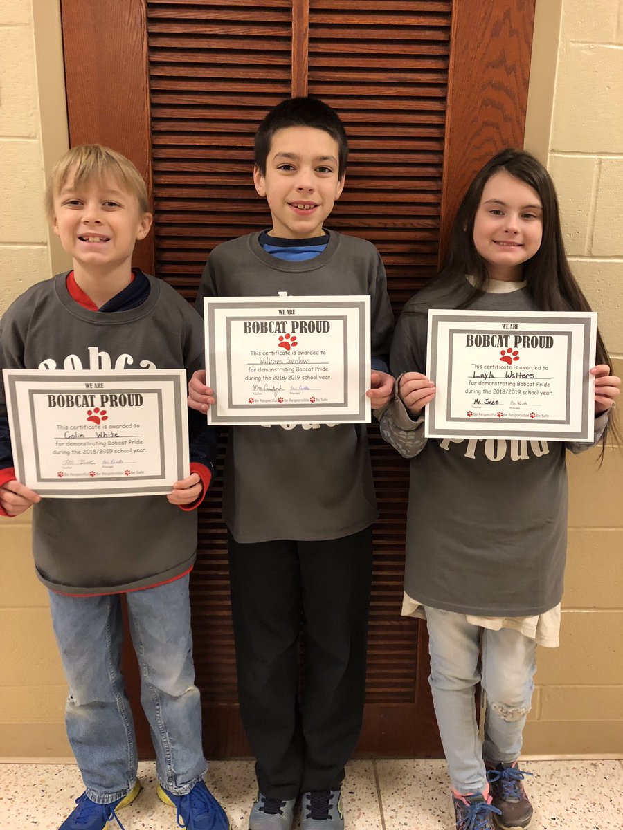 CrimGrade4BGCS's tweet photo. Congratulations to our 4th Grade Pride winners! #bobcatproud https://t.co/1wP54qHayY