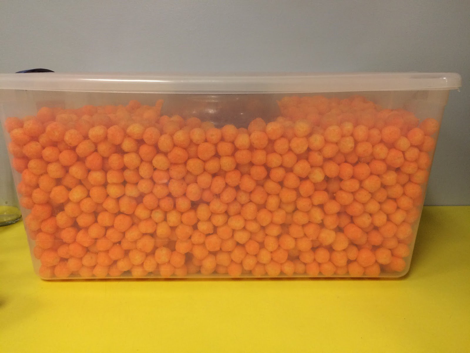 Tracy Proffitt on X: The cheese balls were popular, so we repeated that on  year two. The big container had an empty, round cheese ball container in  the center of it, so