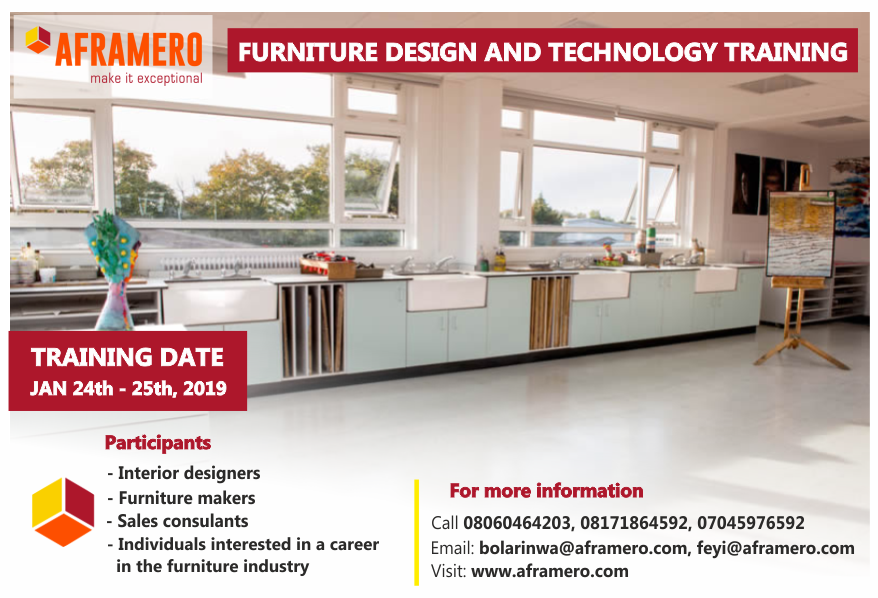 AframeroLimited's tweet photo. aframerolimited FURNITURE DESIGN AND TECHNOLOGY
To register and see course details, visit https://t.co/lepqmFYSaz 
#Training #Furniture #design #architecture
#FurnitureManufacturers #InteriorArchitects #EstateDevelopers #OtherSpecifiers https://t.co/w0fWXvSkdJ