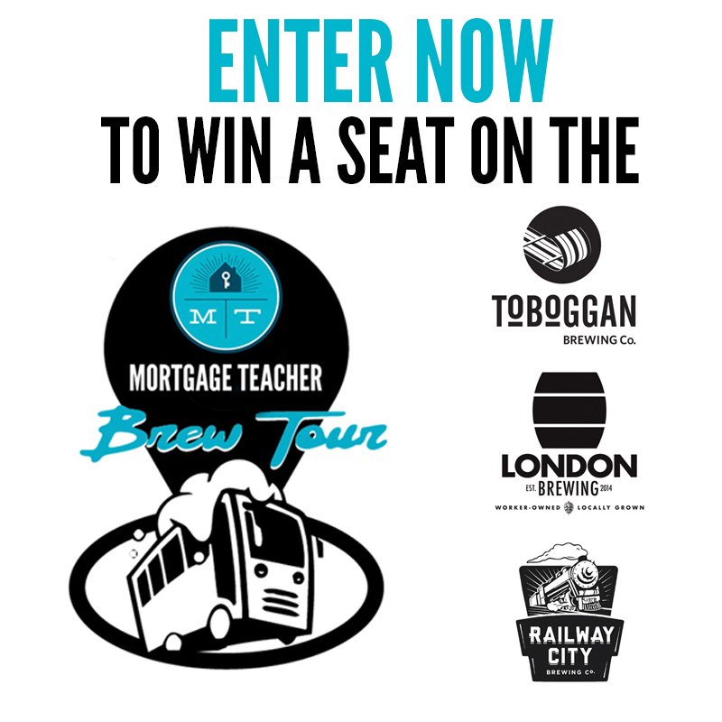 The February Mortgage Teacher Brew Tour is here! ENTER NOW to win a seat on an exclusive limo bus tour of three local craft breweries for you and 3 friends! Limited seats available. Click here to enter: bit.ly/2RoFdK5 #ldnont #MortgageTeacherBrewTour #shopsmart
