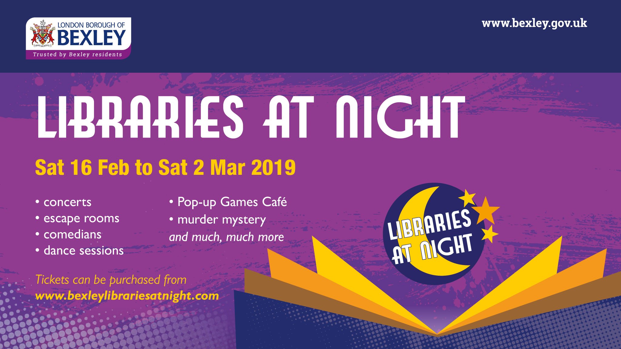 Lb Bexley On Twitter Take Part In Some Fantastic After Hours Activities At Your Local Bexleylibraries The Fun Includes Music Dance A Murder Mystery An Escape Room Challenge Comedy Board Games For Adults - the great murder mystery roblox murder mystery x w