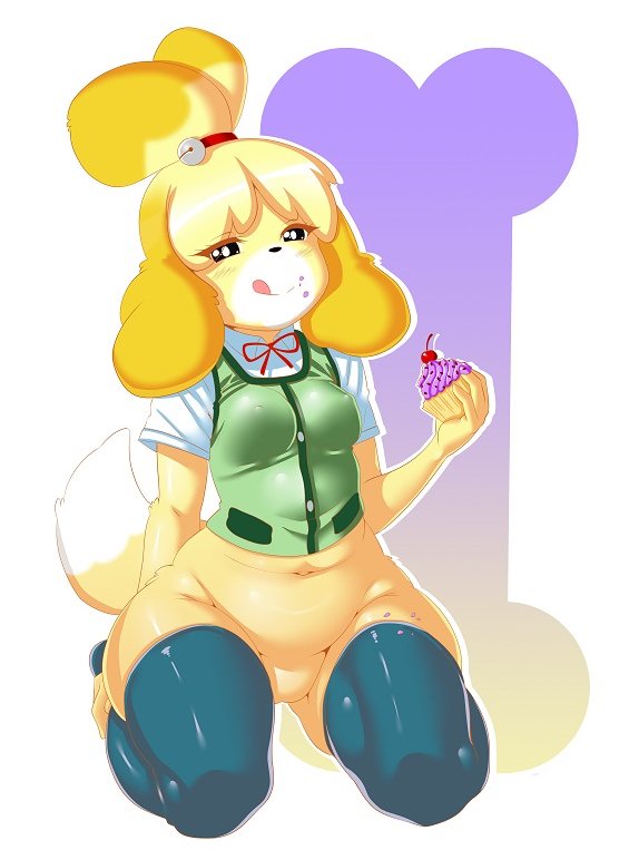 Isabelle_Dog's tweet photo. Bells are great, but Isabelle would rather get sweets as a reward for her hard work! You can't eat bells, after all...!

#LewdRP https://t.co/owfkbcXYm2
