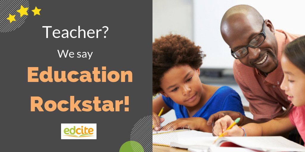 EdciteTeam's tweet image. Teachers are superstars! 🌟#education #teachers #teacherlife #edtech #MondayMotivation