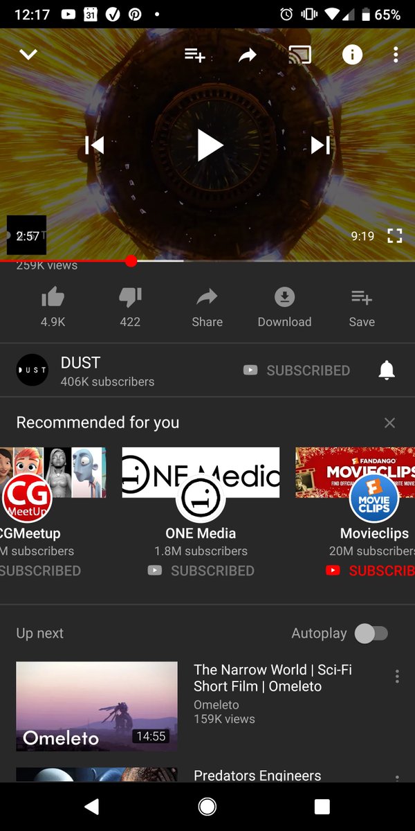 3disok's tweet image. Anyone else @watchdust on @YouTube  ?  Some decent Indy Sci-Fi.  Original and edgy Sci-Fi.  Way it was meant to be.  #scifi #dust #getdusted