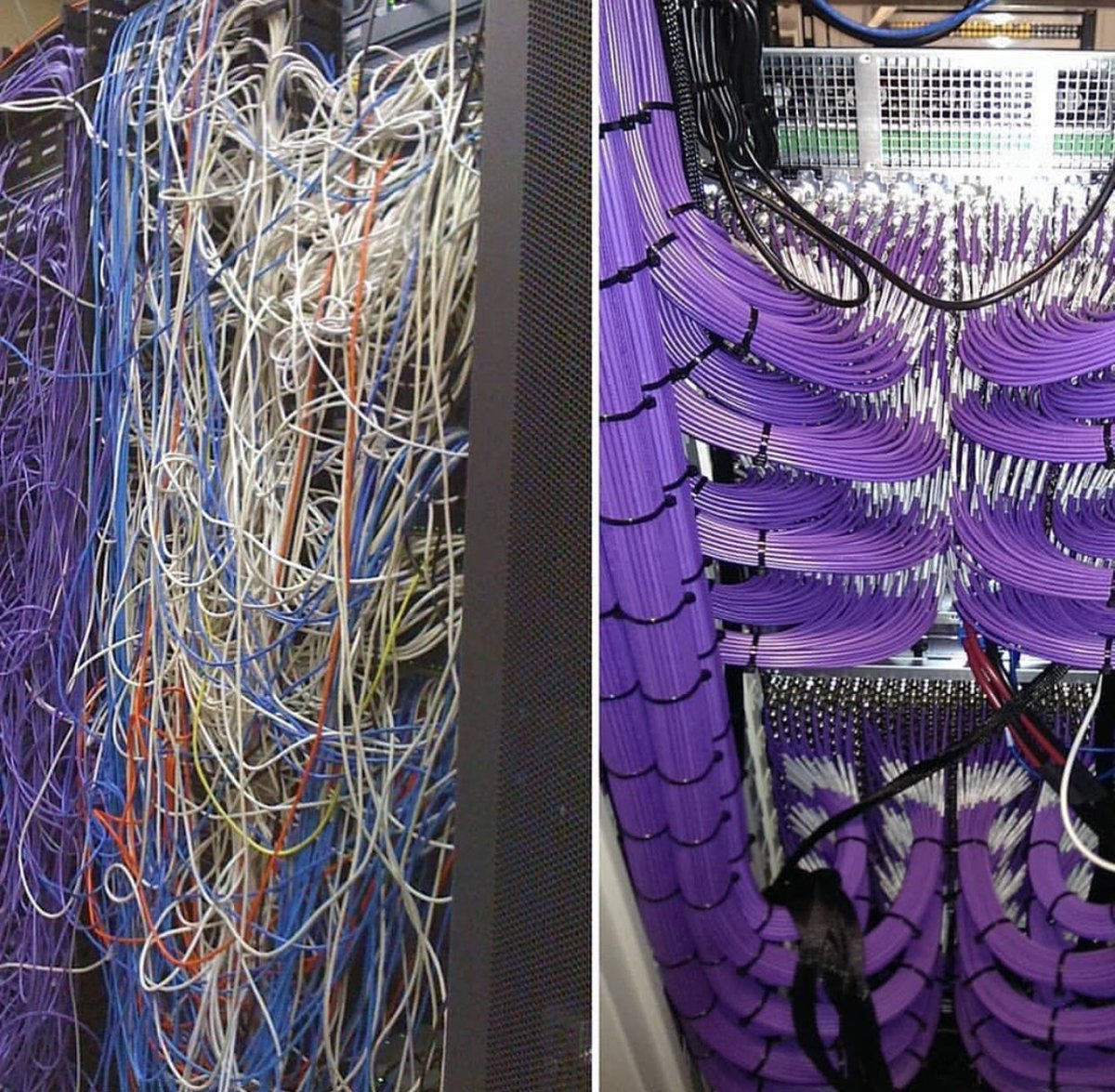 IMesh360's tweet image. Having unorganized wires &amp;amp; cables will be the death to your business!!! Get your cables managed by a professional!! 💀 @imesh360 #cablemanagement #disasterrecovery #itmanaged #itconsultants #itsecurity