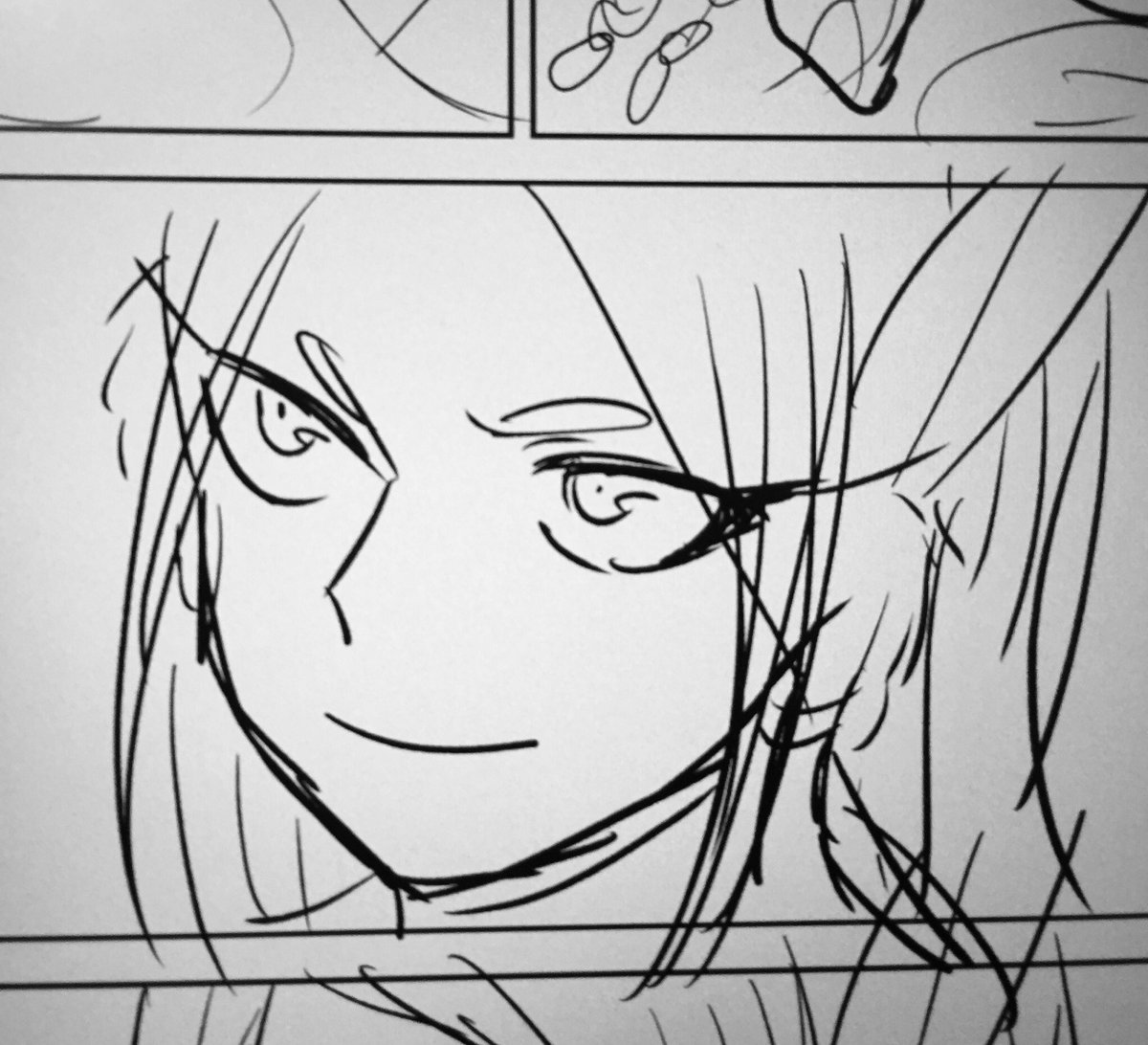 TLの原稿してる方々の呟きに励まされながらなんとか下書きまで終わったんですけど下書きのミルコかわいいです 