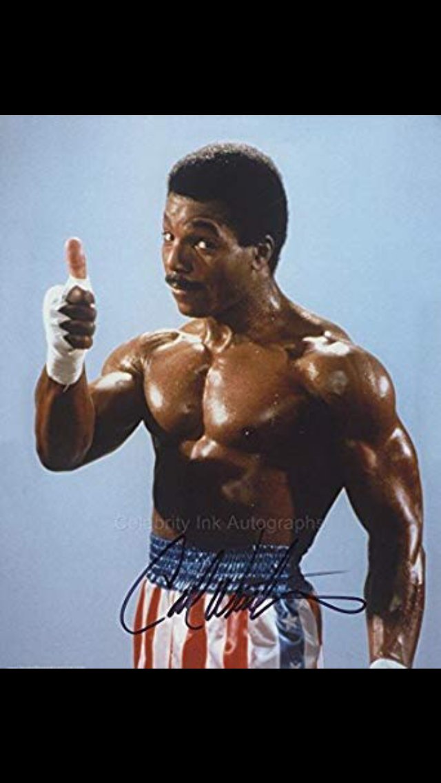 Happy Birthday Carl Weathers. Role model from childhood 