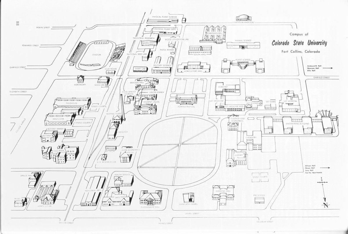 Csu Fort Collins Campus Map Map