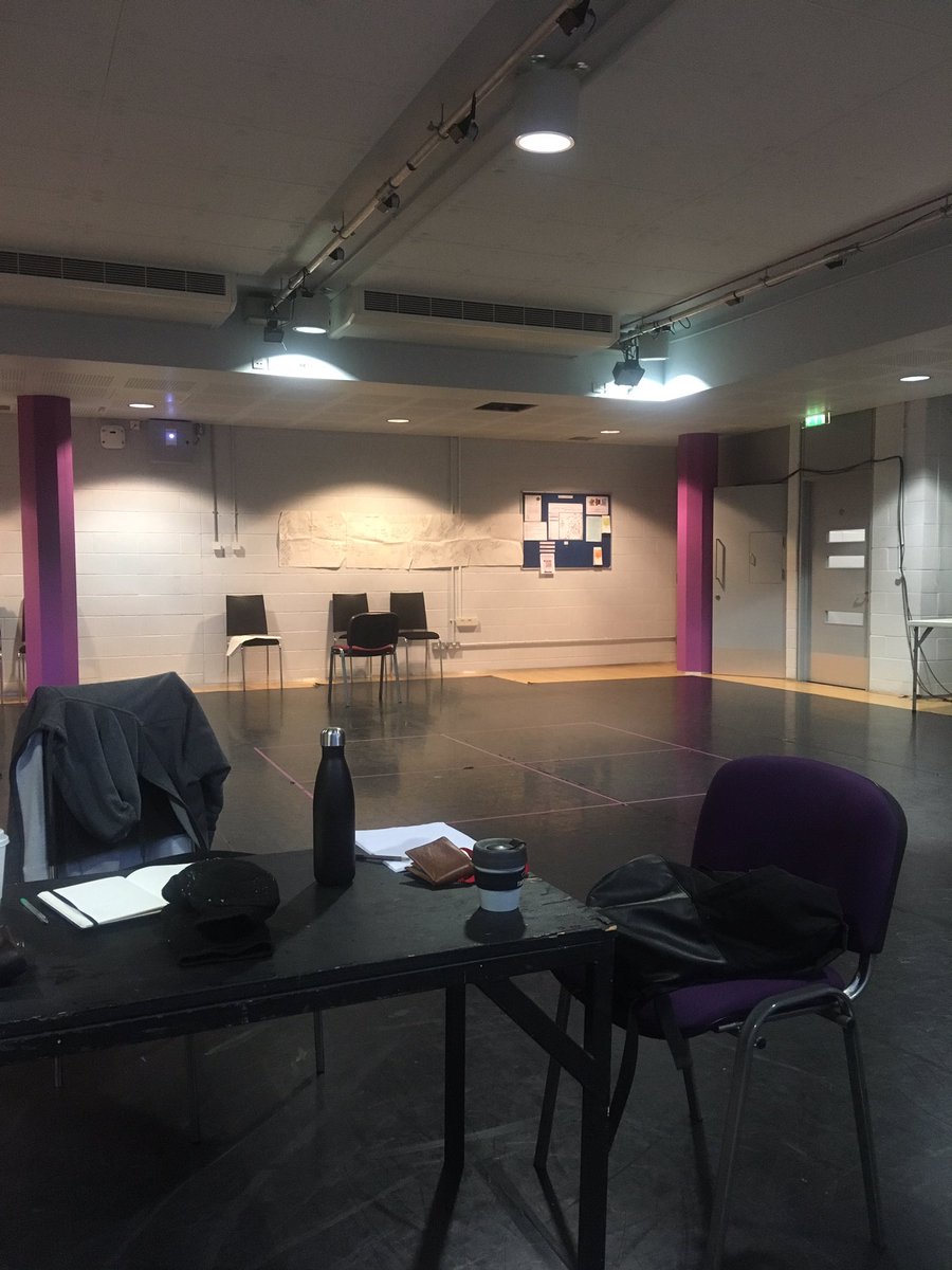 Brilliant feeling to be back in the <a href="/crucibletheatre/">Crucible Theatre</a> for some more #DearCaveman💪🏋️‍♂️ R&amp;D! Big week ahead.