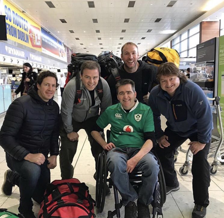 RugbyPlayersIRE's tweet photo. Best of luck to this #MotleyCrew as they set off for Killimanjaro for @IRFUCharTrust with @EarthsEdge 🌄 https://t.co/vm68bumu17