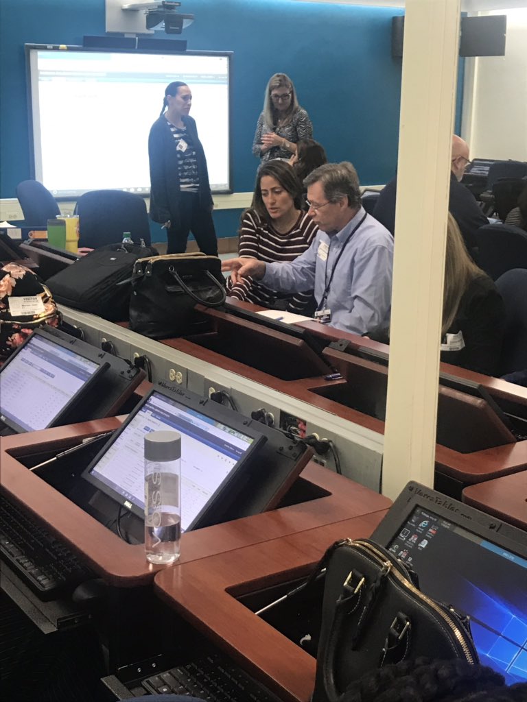 SKrantz21's tweet photo. A wonderful morning of collaboration among high school counselors during @StdtSvcsMDCPS ASPEN Graduation Progress Tool North Region Counselor Training. #OATPD https://t.co/AvNG4WvNrj
