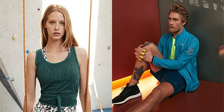 We're getting back to fitness in our athletic essentials: for her: bit.ly/2F935dY for him: bit.ly/2CR3DD7