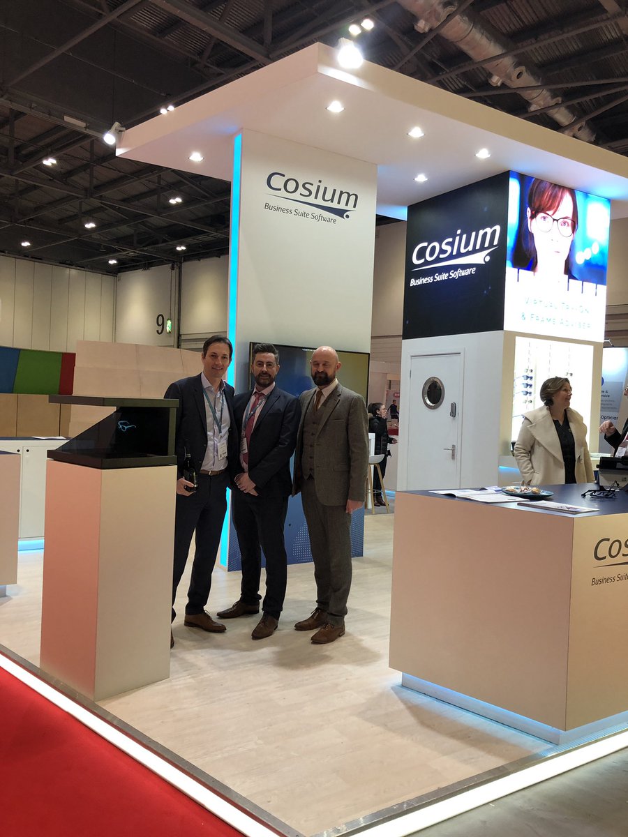 100Optical's tweet image. Congratulations to @Cosium for winning the business section best stand award at this year’s #100optical 💫