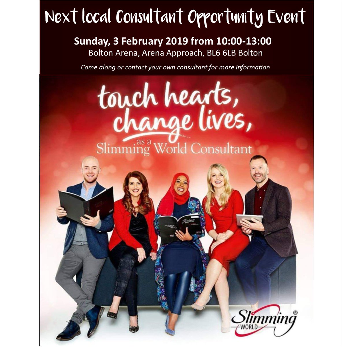 Calling all SW members past and present, #NewYear #newcareer #becomeaswconsultant #Consultant #careeropportunity #slimmingworld #freefood #helpingothers #FoodOptimising #callme