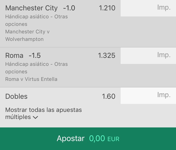 PicksClean's tweet image. Para hoy llevamos un pick en el canal aunq lo vamos a dejar tb por aquí para que los que no estáis en nuestro canal veáis q no hay engaños de ningún tipo.

💎 Stake 1 💎
💪💪🍀🍀💪💪

Síguenos en Telegram