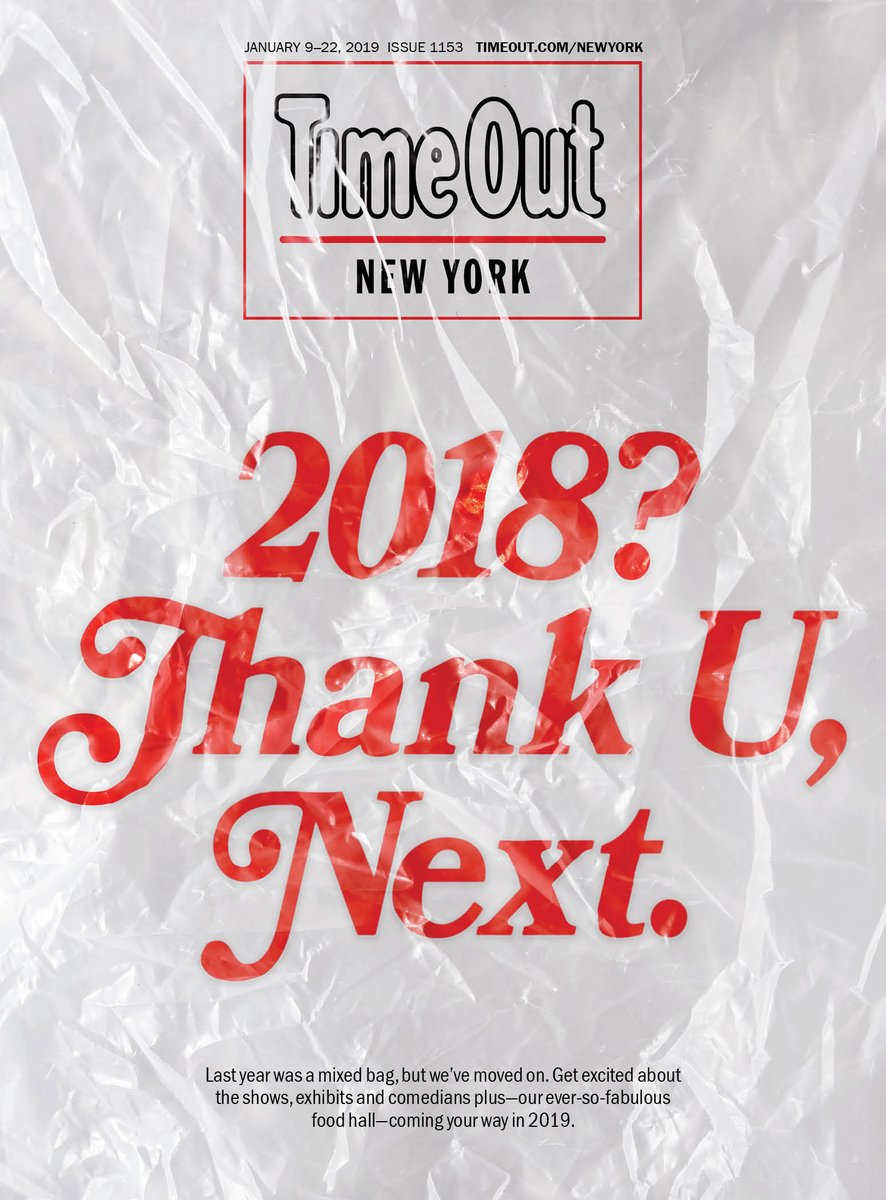 tomhislop's tweet photo. This week's cover of @TimeOutNewYork - 2018 was a bit of mixed bag...😂 cover design by @brwngirlemoji https://t.co/H7Znn0HLJ5