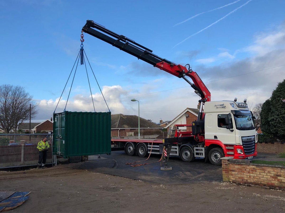 Another busy day on site today. Foundations being poured and materials arriving.