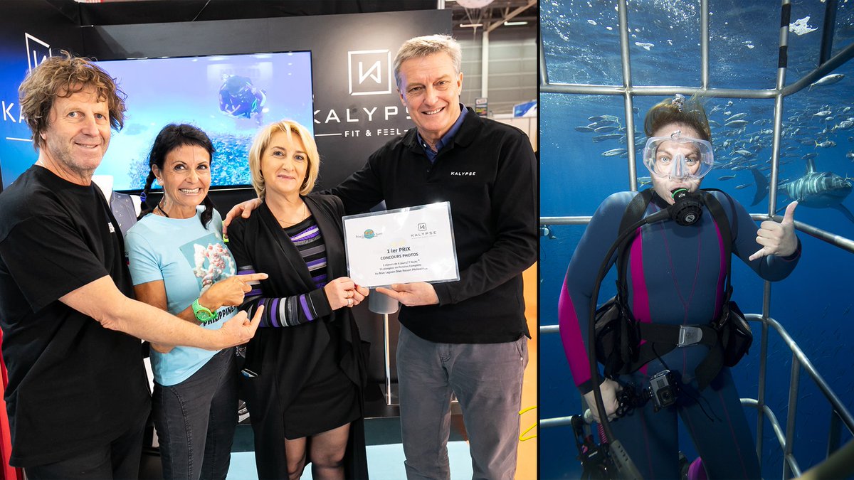 MyKalypse's tweet photo. Congratulations to Amber Danielson who won the @MyKalypse photo contest thanks to her amazing picture with sharks 📸 🦈
She won 6 days trip in the Philippines with Blue Lagoon Dive Resort ! 🌏
#Kalypse #PhotoContest https://t.co/DCPZzAg5im