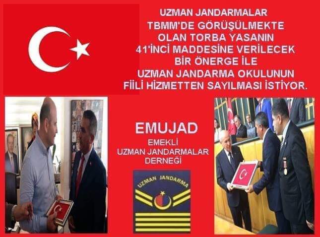 murat (@vatansever27) on Twitter photo #UzmanJandarmaHakkınıistiyor 
<a href="/SSadiBilgic/">Süreyya Sadi Bilgiç</a> <a href="/UlviYonter/">Dr.İzzet Ulvi YÖNTER</a> <a href="/erkanakcay45/">Erkan Akçay</a>  <a href="/mehmedmus/">Dr. Mehmet Muş</a> <a href="/suleymansoylu/">Süleyman Soylu</a> <a href="/SermetAtay/">Sermet Atay</a>  @RT_Erdogan  <a href="/KarakayaMevlut/">Prof. Dr. Mevlüt KARAKAYA🇹🇷</a> <a href="/jandarma/">T.C. Jandarma Gn. K</a> <a href="/EMUJAD/">EMEKLİ UZMAN JANDARMALAR DERNEĞİ</a> <a href="/cenginyurt52/">Cemal Enginyurt</a> #UzmanJandarmaHakkınıistiyor 
<a href="/SSadiBilgic/">Süreyya Sadi Bilgiç</a> <a href="/UlviYonter/">Dr.İzzet Ulvi YÖNTER</a> <a href="/erkanakcay45/">Erkan Akçay</a>  <a href="/mehmedmus/">Dr. Mehmet Muş</a> <a href="/suleymansoylu/">Süleyman Soylu</a> <a href="/SermetAtay/">Sermet Atay</a>  @RT_Erdogan  <a href="/KarakayaMevlut/">Prof. Dr. Mevlüt KARAKAYA🇹🇷</a> <a href="/jandarma/">T.C. Jandarma Gn. K</a> <a href="/EMUJAD/">EMEKLİ UZMAN JANDARMALAR DERNEĞİ</a> <a href="/cenginyurt52/">Cemal Enginyurt</a>