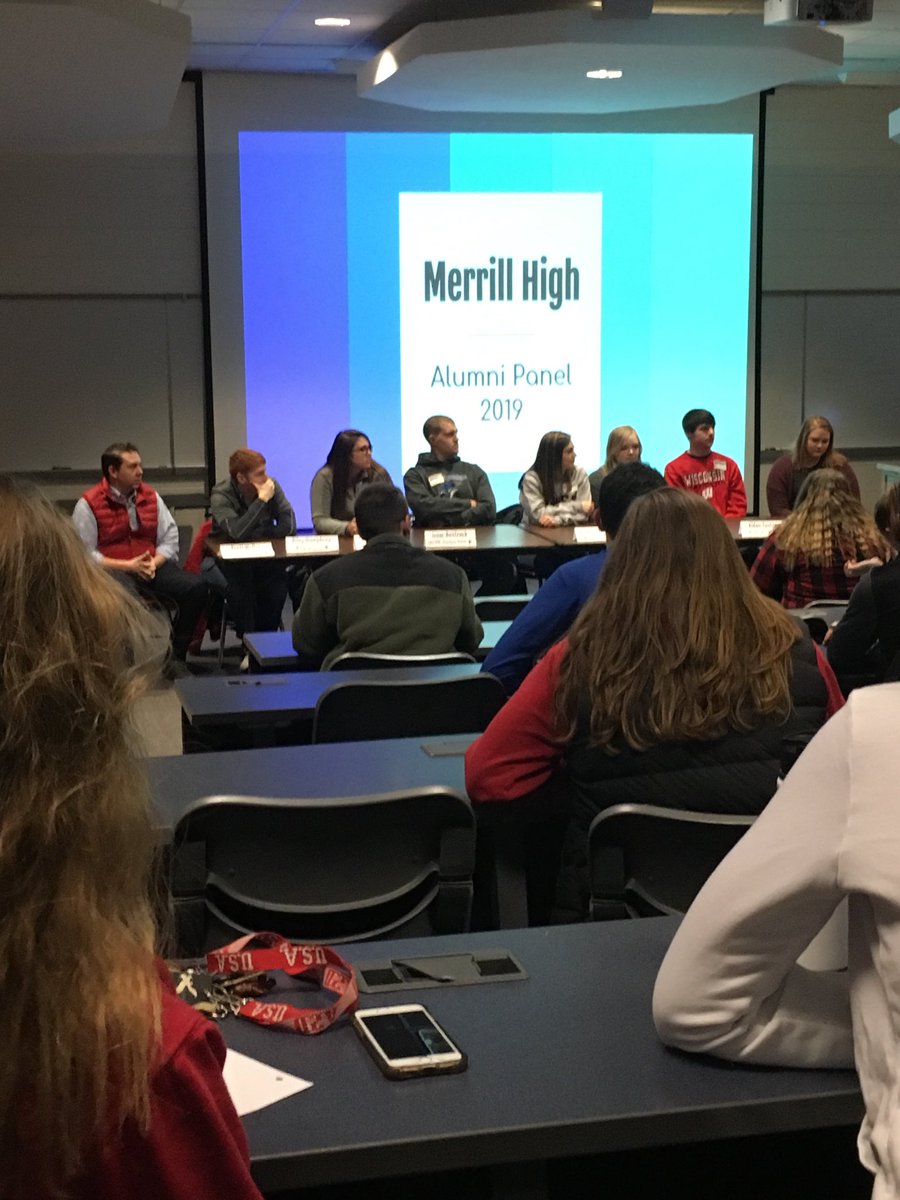 Thanks to our great alums for sharing your college experiences with our seniors!