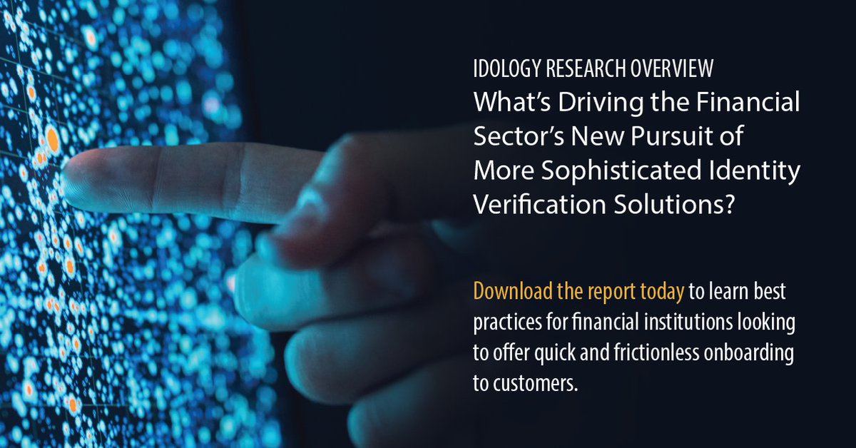Reduce friction &amp; ensure trust during onboarding with these #identity #verification best practices for #financial institutions - download today ow.ly/DheP50k8Eh7