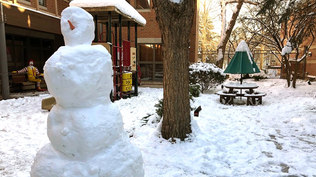 RMHCCIN's tweet photo. Our families had "snow" much fun this weekend, any name suggestions for our new guest? ☃️ https://t.co/O9oKuQIbDw