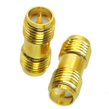 2PCS RP-SMA Female to RP-SMA Female Adapter RF Connector RP-SMA-KK bit.ly/2Pkpgic