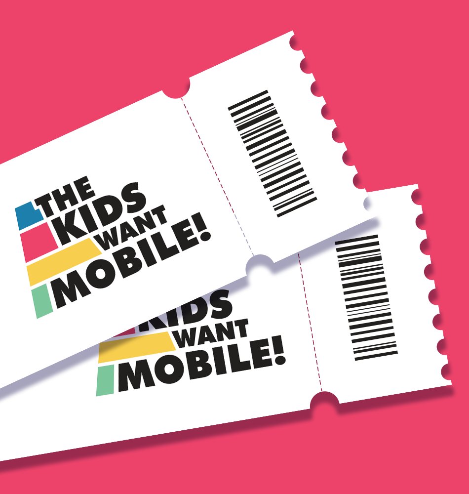 Great news, everyone! Tickets (free!) for TheKidsWantMobile are now available :) They are limited, so get yours now at eventbrite.com/e/the-kids-wan… See you in Bologna! #tkwm19 #bcbf2019 #appsforkids