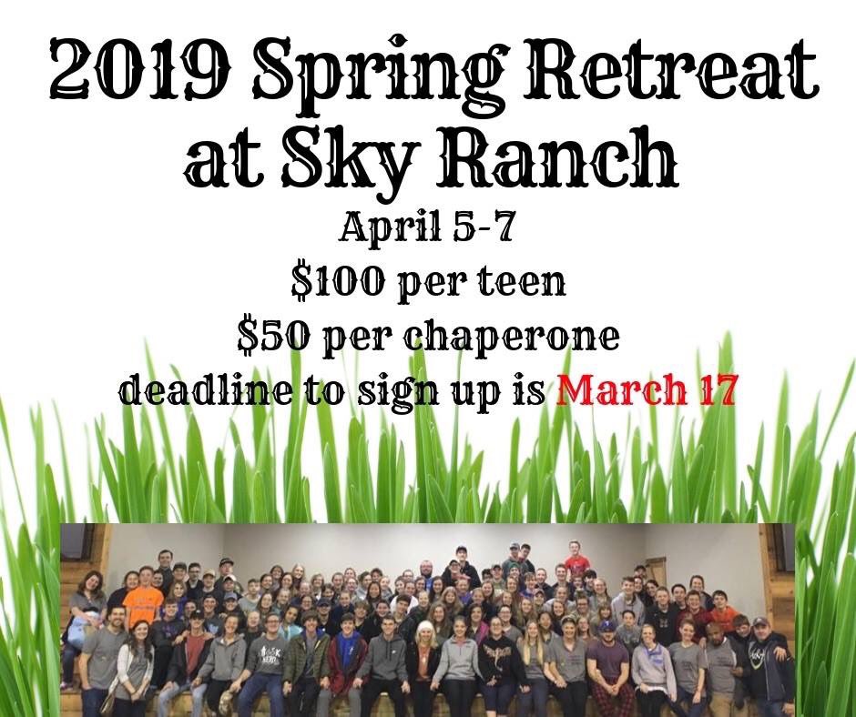 TPCOCYG's tweet photo. Signup for Spring Retreat today!! https://t.co/s9rJ4D4zN7