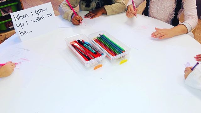 playfactoryldn's tweet photo. When I grow up I want to be a Nursery Practitioner... #whenigrowup #ambitions #earlyyears #futuregoals  #nurserypractitioner https://t.co/ULuNNfknZo https://t.co/ec4BT2HJSm