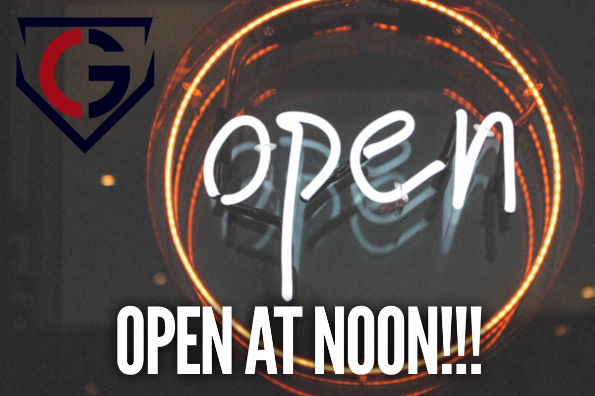 CG Doors will open at Noon!!! #NoOffDays