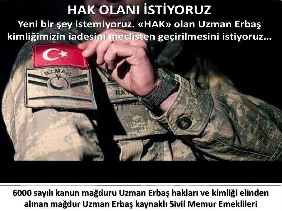 #UzmCvsNurettinGül
#UzmCvslarMunbice
#TbmmUzmCvslarVar
#TbmmUzmCvslarıDuy
#UzmCvslarinHamisiUlviYonter
#6000SylKanunMagduruUzmCvslar
Biz 6000 sayılı kanunun 26. maddesi gereğince mağdur edilen Uzman Erbaş kaynaklı Sivil Memurların sesini duyun ve mağduriyetimizi giderin lütfen...