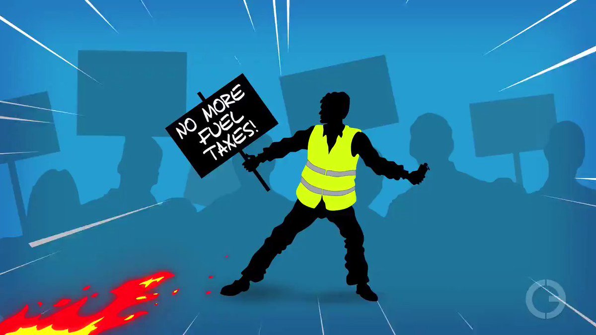 The #YellowVests are continuing to protest in #France and the contagion is spreading to other parts of the world. Demonstrators are protesting a #CarbonTax, #illegalimmigration, and wasteful #government spending. Click here to see CEA’s latest video 👉🏼 https://www.youtube.com/watch?v=Rka-PG41Pf4 …