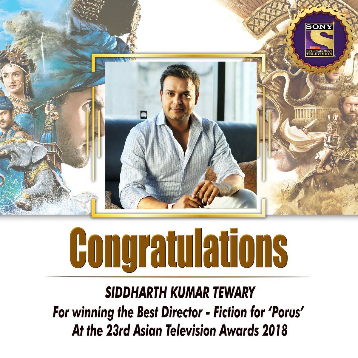 SonyTV's tweet photo. To many more such WINS! @sktorigins @001Danish #Porus https://t.co/hHWMJlOtiB