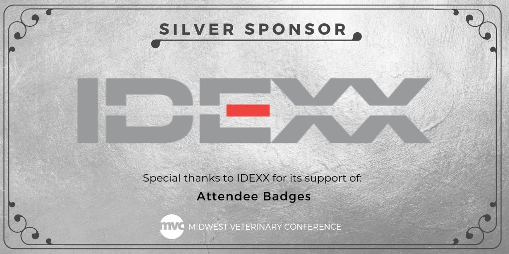 MVCinfo's tweet photo. Our loyal friends at @IDEXX are back! We thank them for once again supporting attendee badges at the #2019MVC. 
Learn more about IDEXX at https://t.co/YGhoYD5CGW. https://t.co/XaOT69eTdp