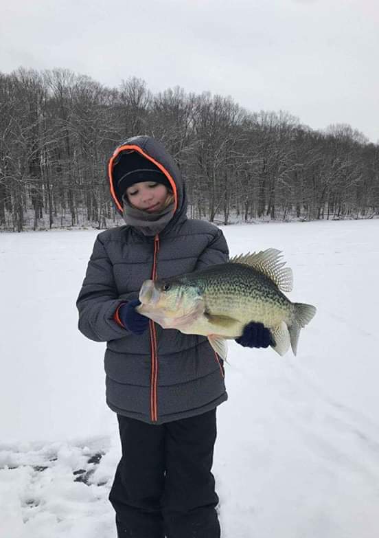 povertybayhunt1's tweet image. 4lb 19.5 inch crappie caught in new Jersey by a ll yr old what a slab ,congrats ☺