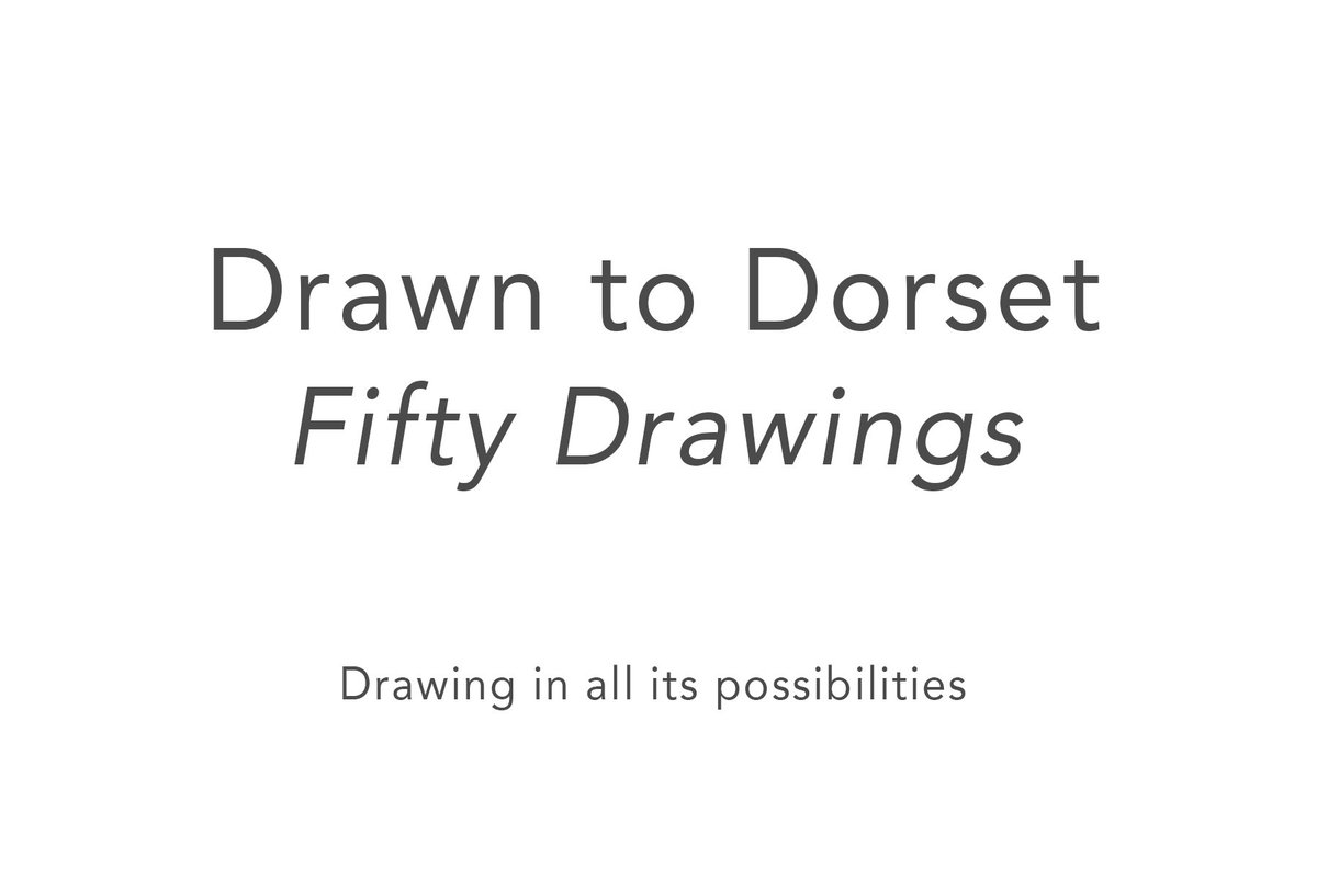 dorsetvisualart's tweet image. OPEN CALL 
We are looking for work that interrogates the boundaries of what drawing is and can be. Submission info: bit.ly/2STbxRX 
Deadline: Monday 18th March