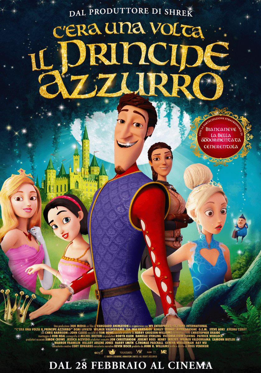 M2Pictures's tweet photo. Tre principesse, un unico #PrincipeAzzurro. Quale sarà il suo Vero Amore? C’era una volta il Principe Azzurro, dal 28 febbraio al cinema! https://t.co/F1RHQ6HCOU