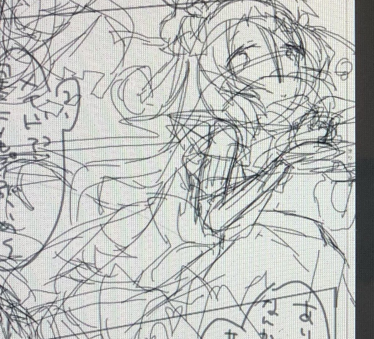 いよいよきったなくなってきたネームくん
今日は4ページくらい描いたのでとてもえらいです🙄🙄🙄
おやすみ 